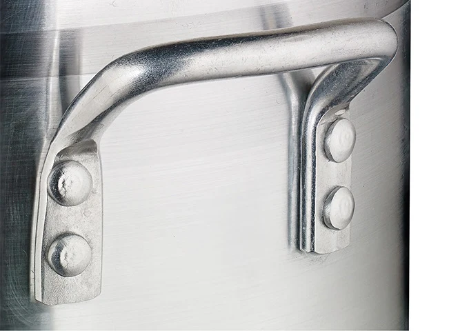 Winco ASSP-08 Elemental Aluminum Heavyweight Sauce Pot 8 qt. - Image 3